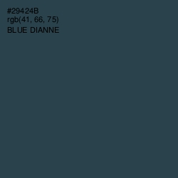 #29424B - Blue Dianne Color Image